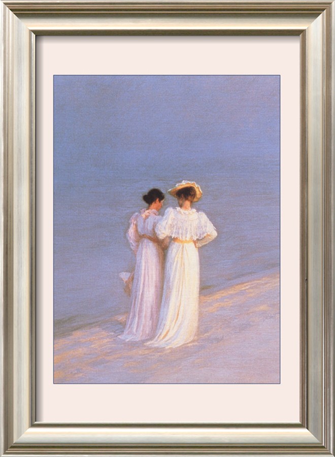 Promenade a Skagen - Peder Severin Kroyer Painting On Canvas